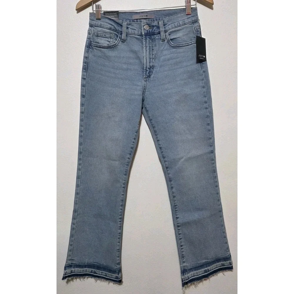 NWT Joes Release Raw Hem High Waist Crop Bootcut Jeans Kigali Sz 27 Retro Look‎